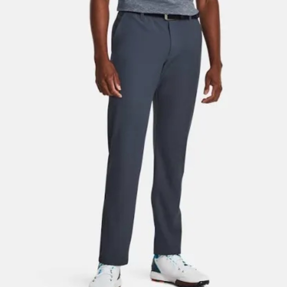 Men’s Under Armour Taper Golf Pants – Gray, Size 36x30 (NWT)
